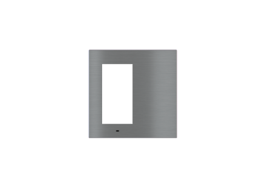 Placca quadrata Signum - Metallo