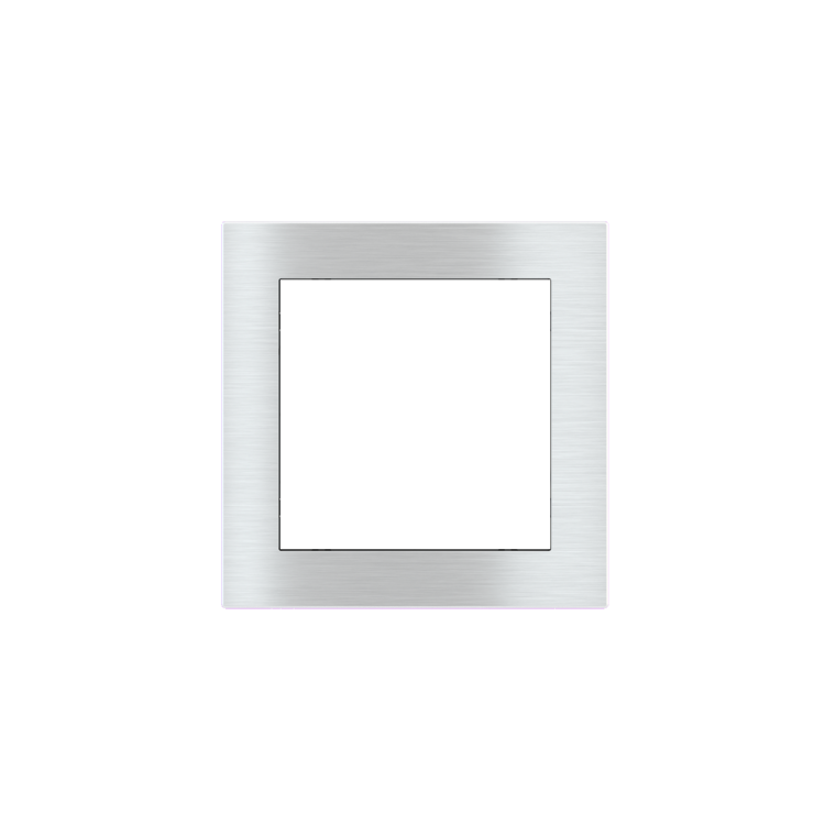 Placca quadrata Serie 20venti - Metallo