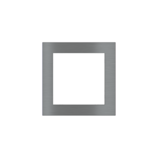 Placca quadrata Serie 20venti - Metallo