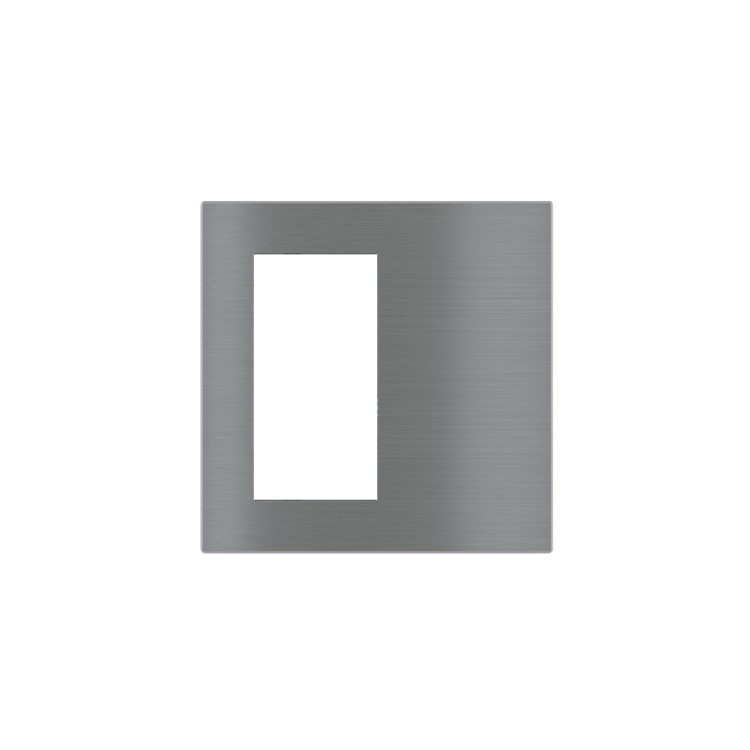 Placca quadrata Serie 20venti - Metallo Placca quadrata Serie 20venti - Metallo